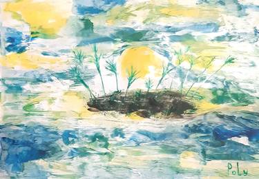 Original Abstract Seascape Paintings by Vera Polyachenko