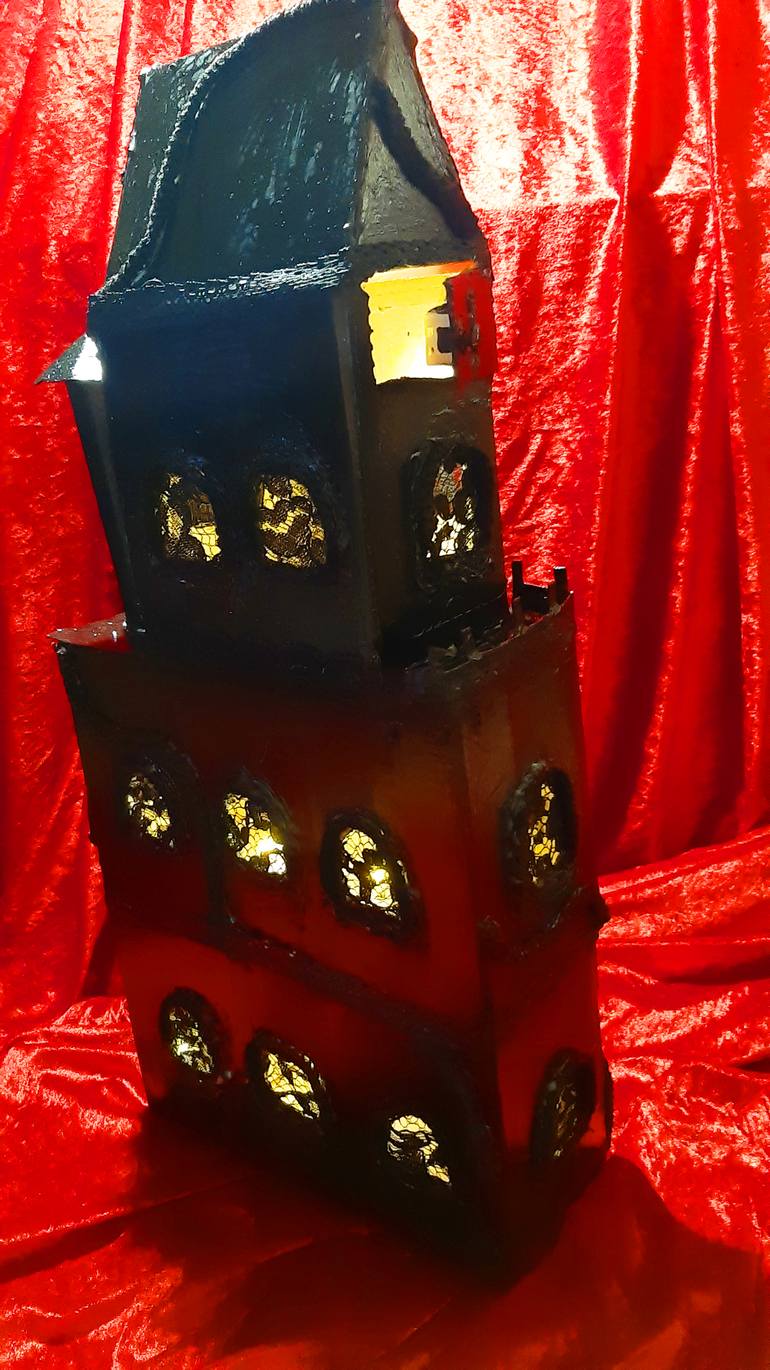 Original Minimalism Architecture Mixed Media by Vera Polyachenko