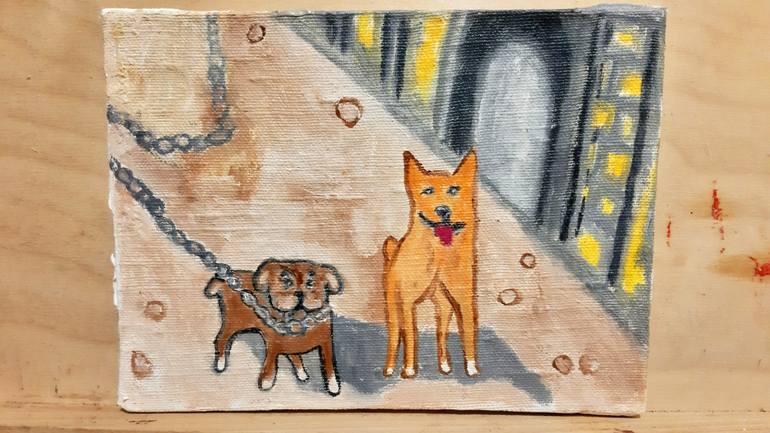 Original Contemporary Animal Painting by Vera Polyachenko