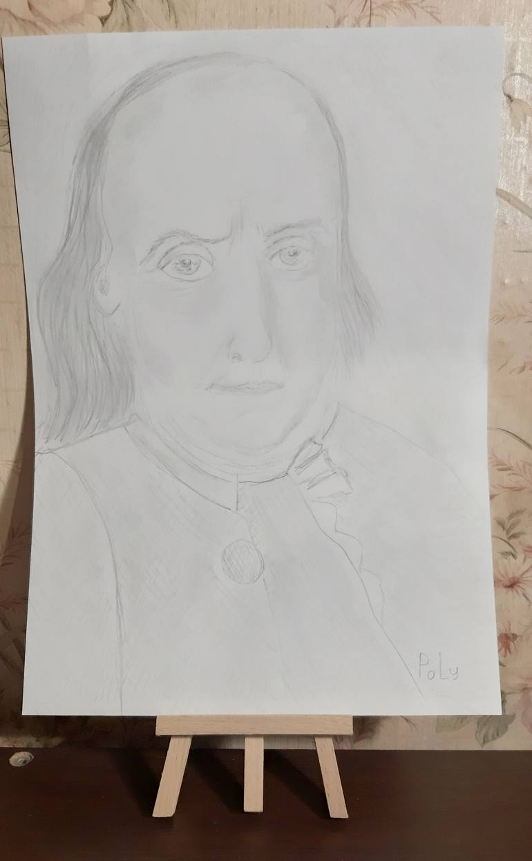 Original Portraiture Politics Drawing by Vera Polyachenko