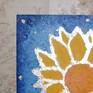 Golden sunflower and sun splashes