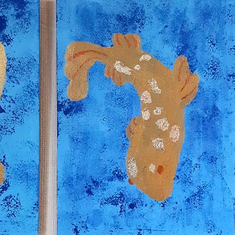 Original Conceptual Fish Painting by Vera Polyachenko
