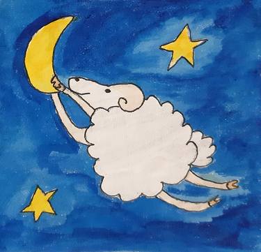 Sheep in the night sky thumb