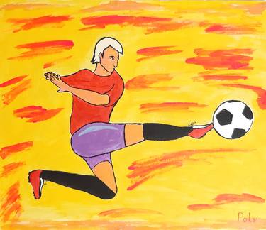 Print of Sport Paintings by Vera Polyachenko