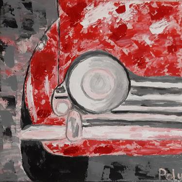 Original Impressionism Car Paintings by Vera Polyachenko