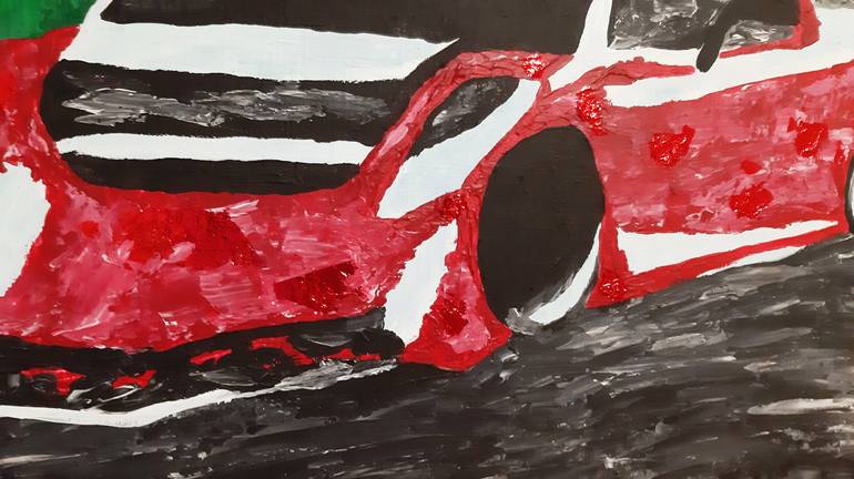 Original Impressionism Car Painting by Vera Polyachenko