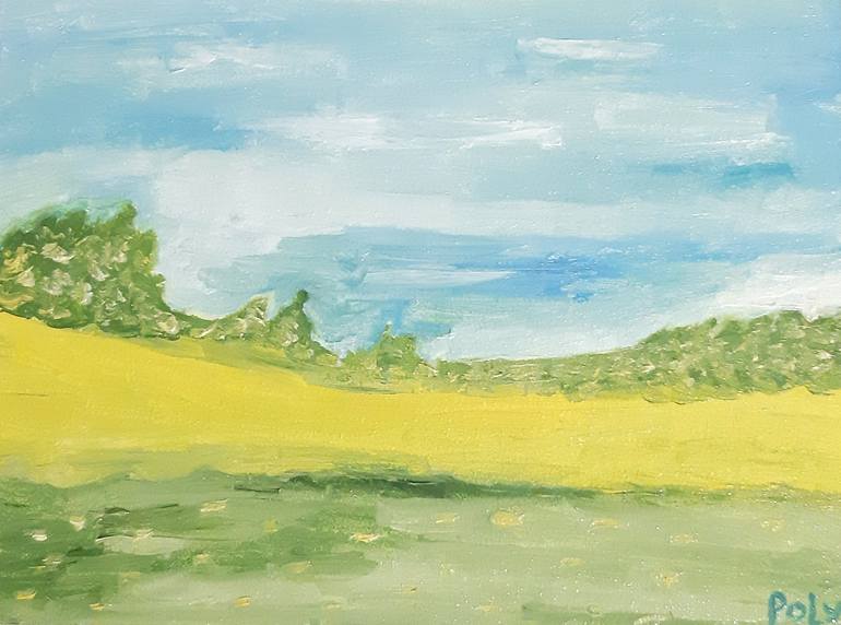 Simple landscape Painting by Vera Polyachenko