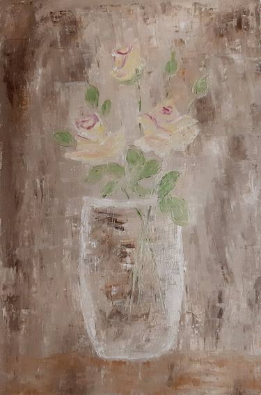 Original Fine Art Floral Paintings by Vera Polyachenko