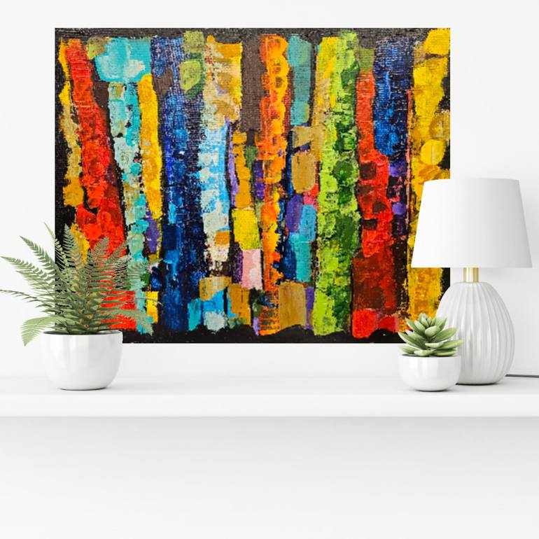 Original Abstract Painting by Salome Chelidze Wilson