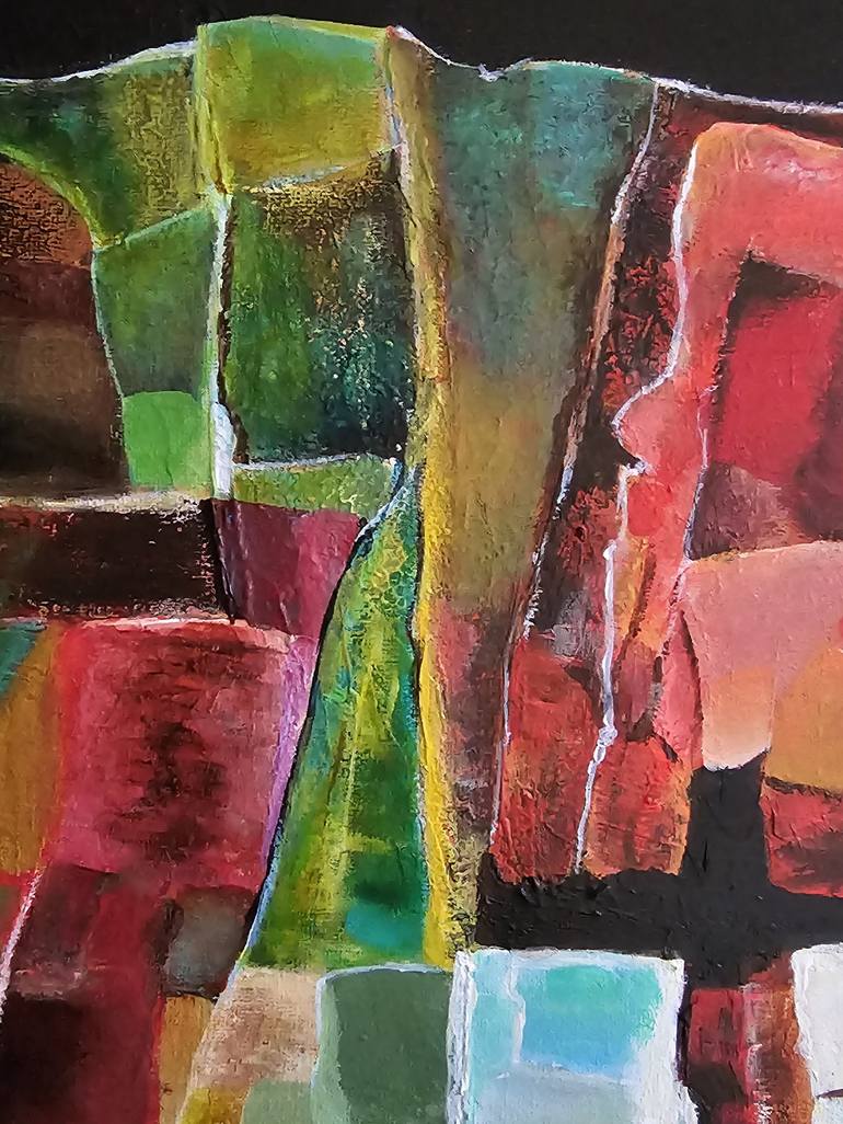 Original Abstract Painting by Salome Chelidze Wilson