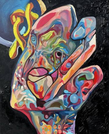 Original Abstract Expressionism Abstract Drawing by Timur Hussainov