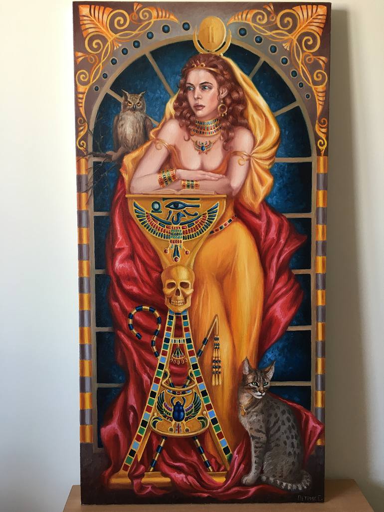 Original Art Deco Performing Arts Painting by Elena Petryk
