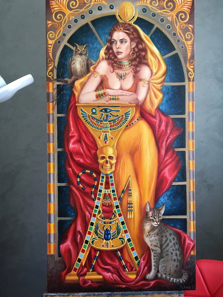 Original Art Deco Performing Arts Painting by Elena Petryk