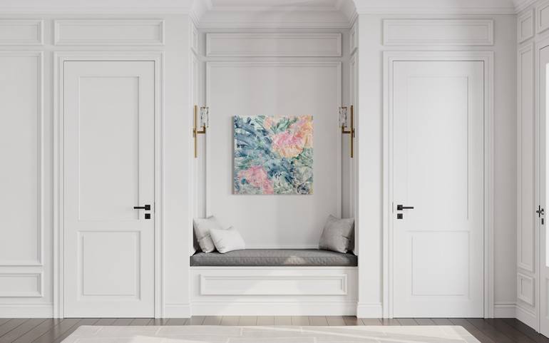 Original Abstract Expressionism Abstract Painting by Louise Hiley