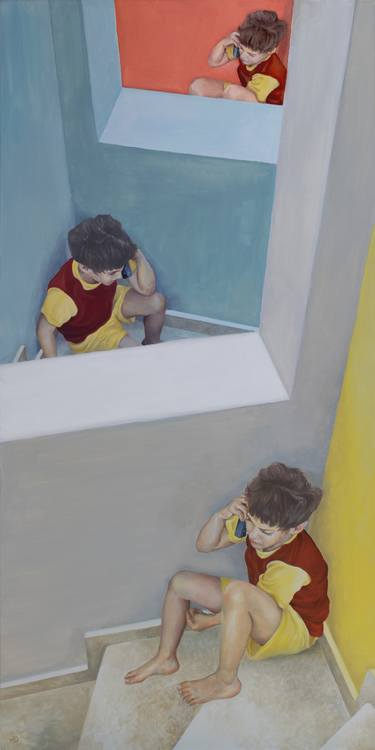 Print of Figurative Kids Paintings by Michel Devanakis