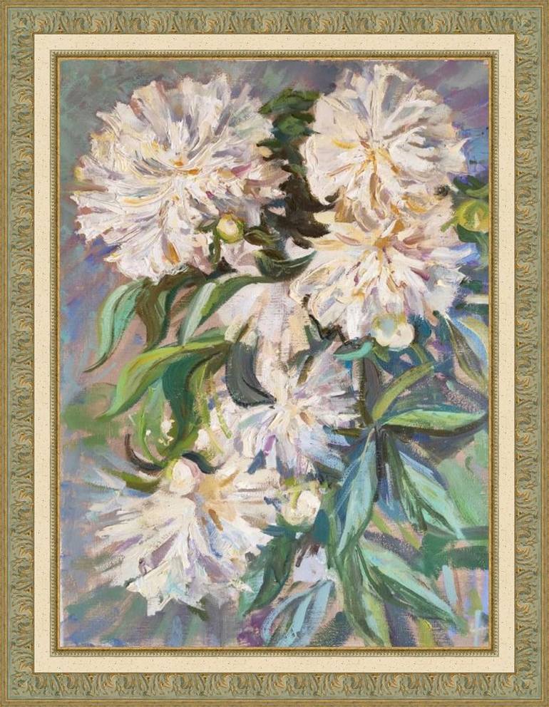 Original Floral Painting by Maria Iakovleva