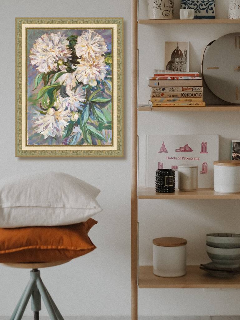 Original Floral Painting by Maria Iakovleva