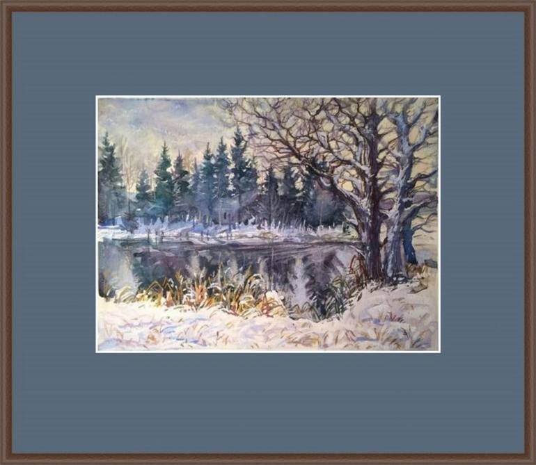 Original Fine Art Landscape Painting by Maria Iakovleva