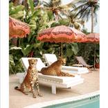 Cheetahs At The Pool - Large by Paul Fuentes