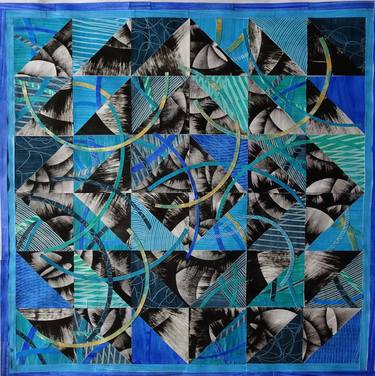 Print of Abstract Collage by Maie Yanni