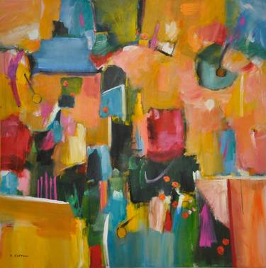 Original Abstract Expressionism Abstract Paintings by Richard Kattman