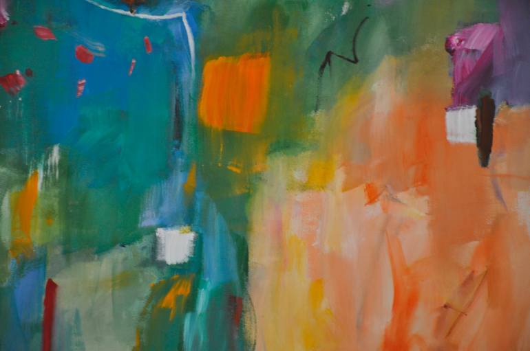 Original Abstract Expressionism Abstract Painting by Richard Kattman