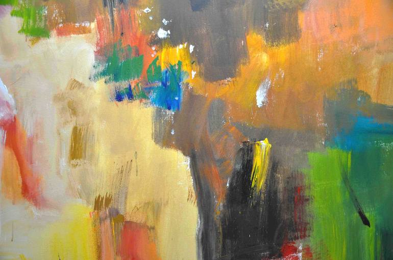Original Abstract Expressionism Abstract Painting by Richard Kattman