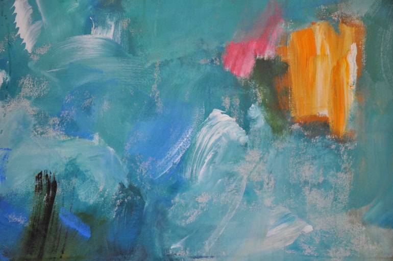 Original Abstract Expressionism Abstract Painting by Richard Kattman