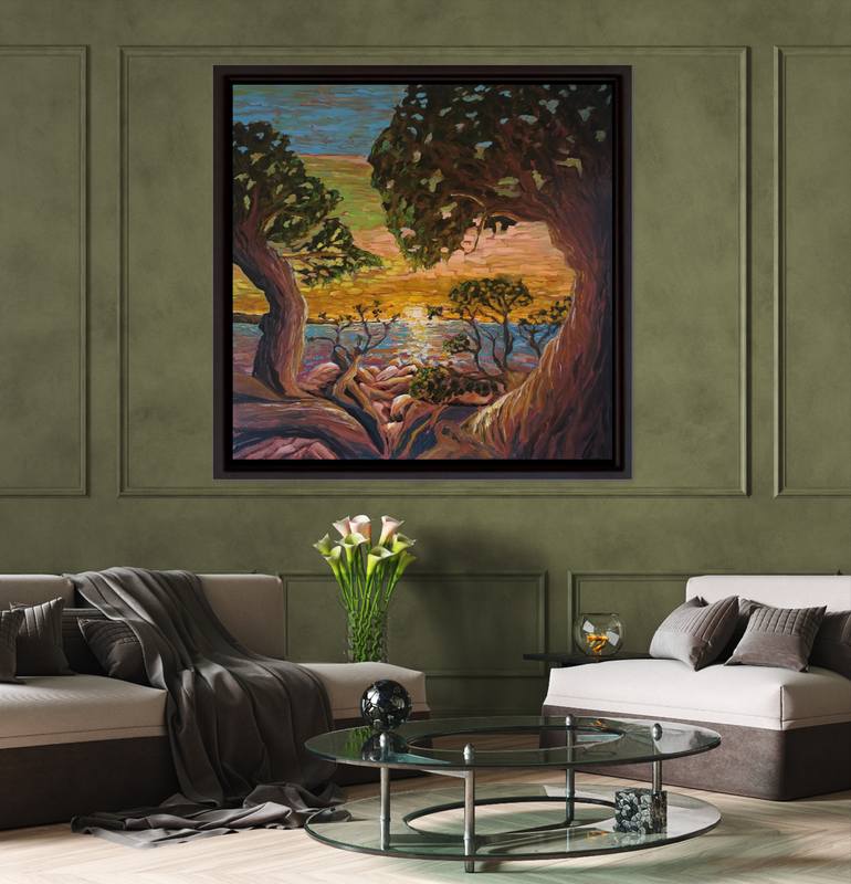Original Impressionism Landscape Painting by Emil Atanasov
