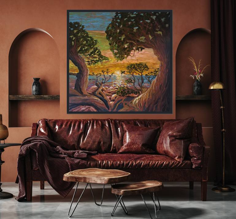 Original Impressionism Landscape Painting by Emil Atanasov
