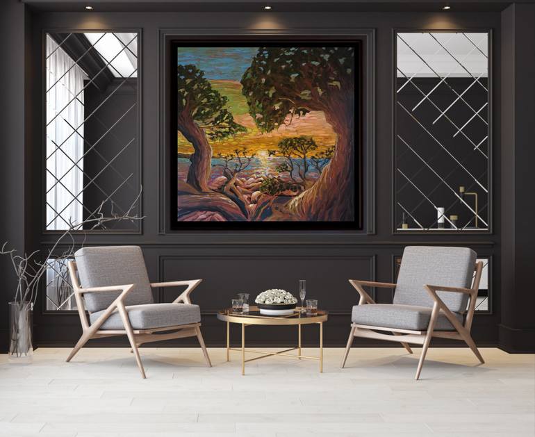 Original Impressionism Landscape Painting by Emil Atanasov