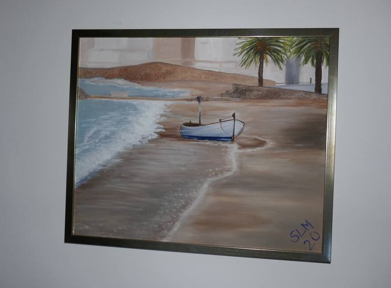 Original Impressionism Beach Painting by Sharon MacLaren