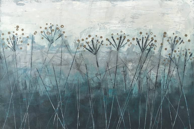 Original Abstract Landscape Painting by Lynne Hollingsworth