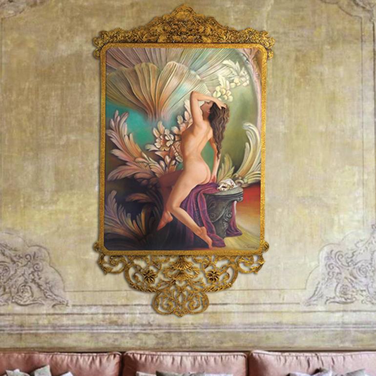 Original Figurative Women Painting by Fernando Escobar
