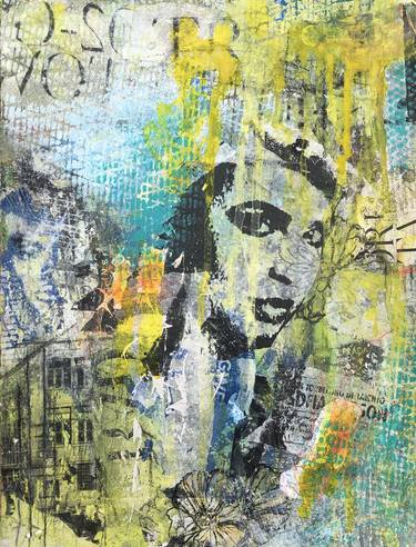 Print of Abstract Wall Collage by Rachelle Kaldani