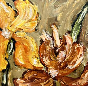 Print of Impressionism Floral Paintings by Kateryna Oliinyk