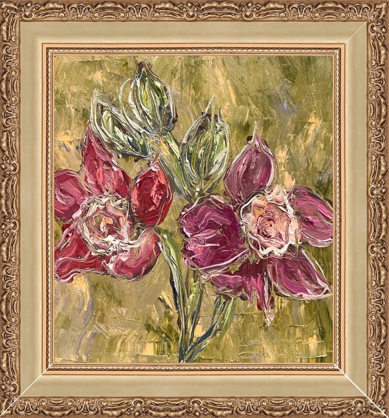Original Impressionism Floral Paintings by Kateryna Oliinyk