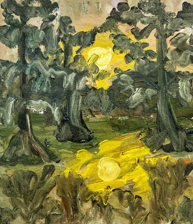 Original Abstract Landscape Paintings by Kateryna Oliinyk