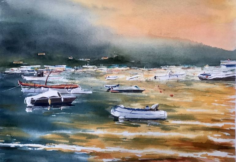 Budva Painting by Natalia Sergeeva | Saatchi Art