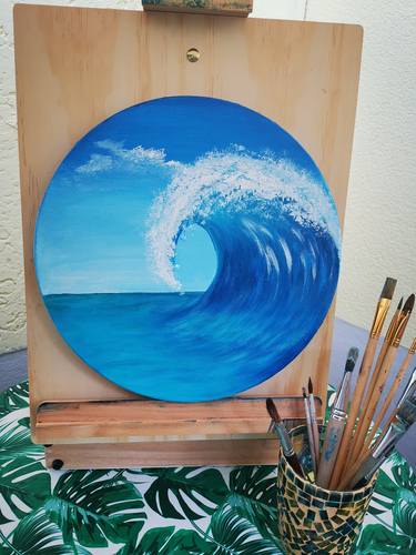 Blue Wave (30cm diameter) thumb