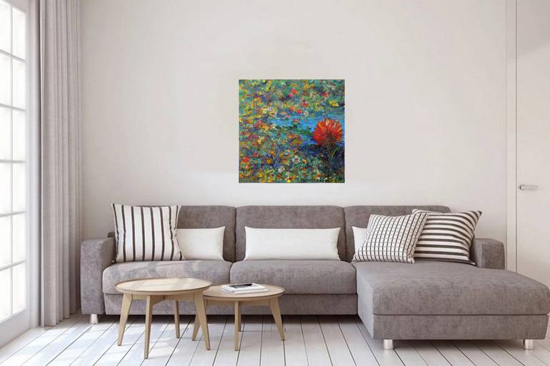 Original Floral Painting by Tatjana Tarasenko