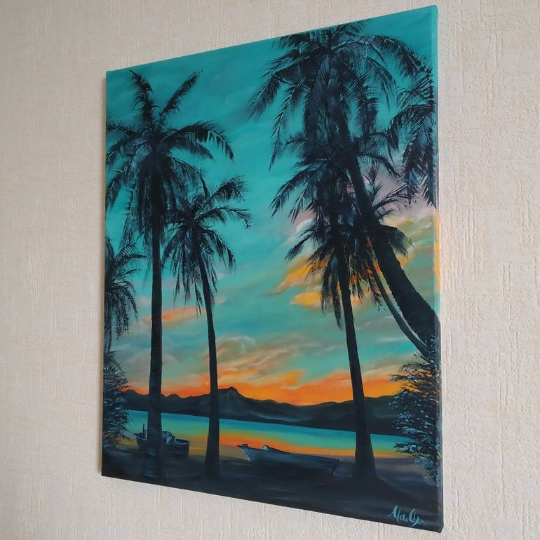 Original Fine Art Beach Painting by Marina Orlova - Shaiupova