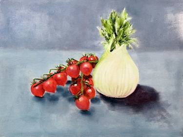 Original Figurative Food Paintings by Arabella Harcourt-Cooze