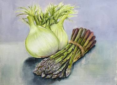 Original Fine Art Food Paintings by Arabella Harcourt-Cooze