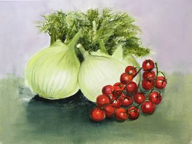 Print of Food Paintings by Arabella Harcourt-Cooze