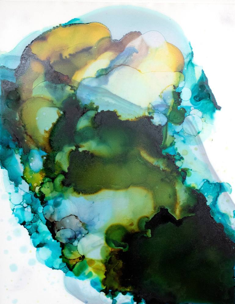 Original Abstract Expressionism Abstract Paintings by Nicole Melnicky