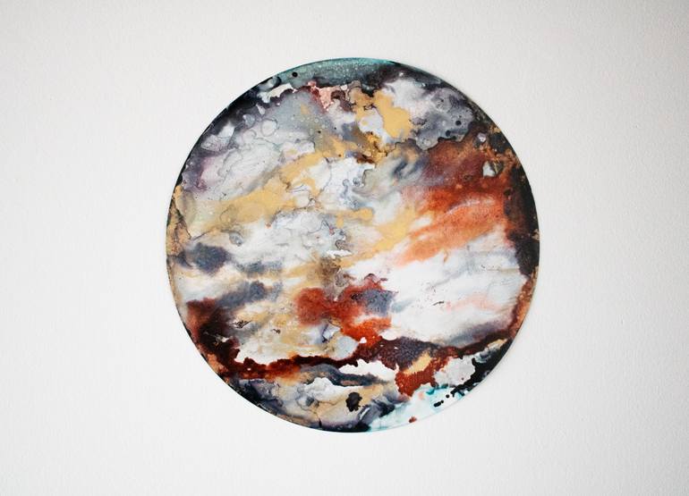 Original Abstract Expressionism Abstract Painting by Nicole Melnicky
