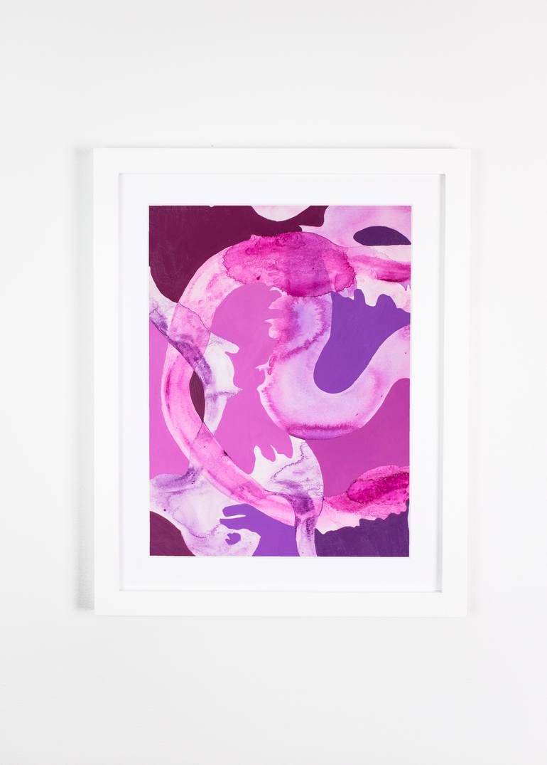 Original Abstract Expressionism Abstract Painting by Nicole Melnicky