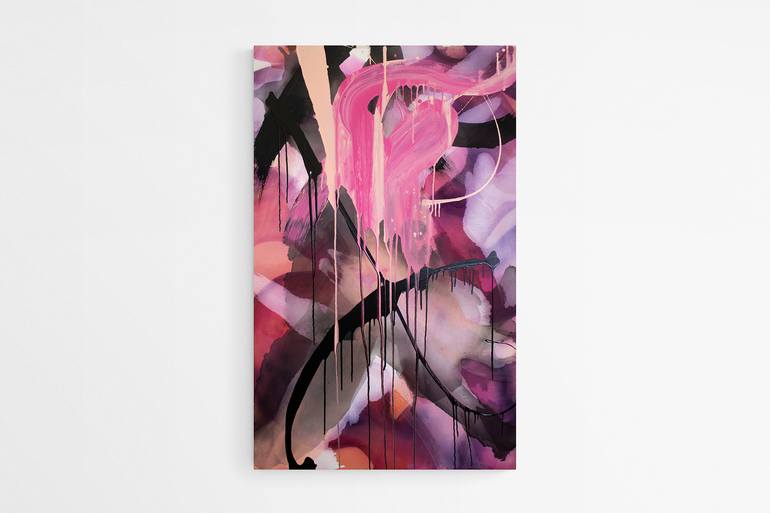 Original Abstract Expressionism Abstract Painting by Nicole Melnicky