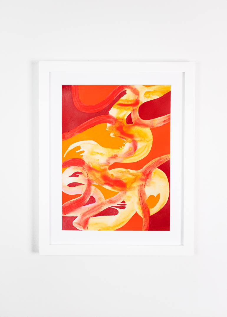 Original Abstract Expressionism Abstract Painting by Nicole Melnicky